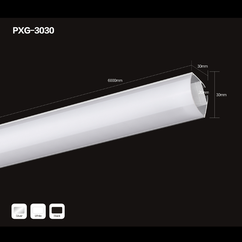 Testreszabott LED-es alumíniumcsatorna-profil LED-es világításhoz