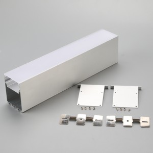 Alumínium LED világításprofil extrudáló üreges profilok a LED csík alkalmazásához