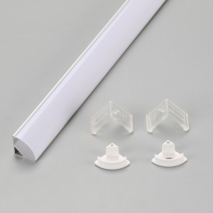 Kiváló minőségű 6063 T5 V alakú 1616 alumínium extrudáló profilok a LED-hez