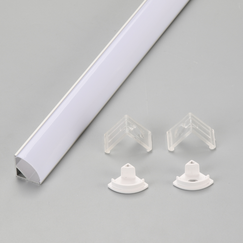 Kiváló minőségű 6063 T5 V alakú 1616 alumínium extrudáló profilok a LED-hez