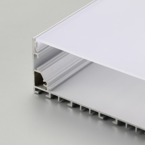 LED-es alumínium profil PC-diffúzorral lapos alakú LED-szalaghoz