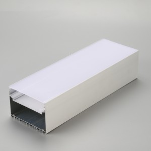 Legjobb eladó 80 mm-es PCB szélességű LED-es alumínium extrudálás 6063 T5 Alumínium csatorna LED-es világításhoz