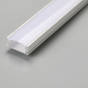 6063 U alakú alumíniumcsatorna LED alumínium extrudálás flex vagy kemény LED szalagfényhez