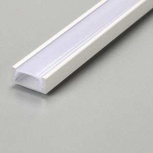 1M-os süllyesztett alumínium LED-fénysugár LED-es szalagfényhez, fedélhosszúsággal