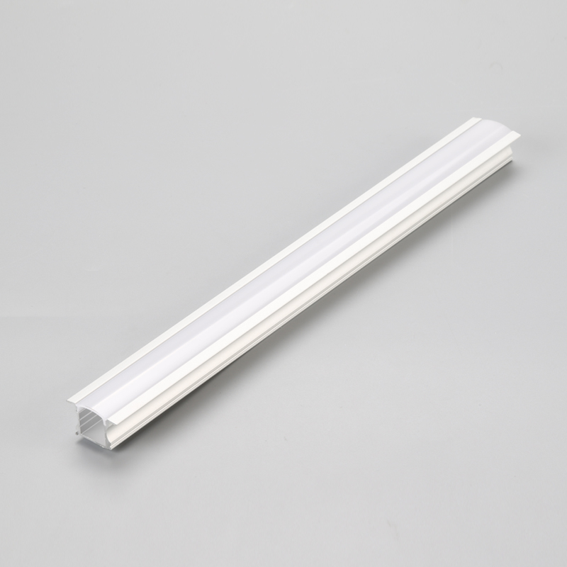 Süllyesztett lineáris LED-es alumínium profil LED-csíkokhoz, rugós rögzítéssel