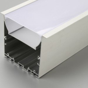 76X76 profil LED lámpához LED profil fényprofil alumínium LED közvetett világítás