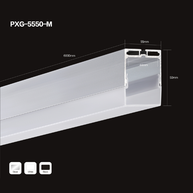 LED-es lineáris fény ház alumínium profilú LED-es lámpatestekkel
