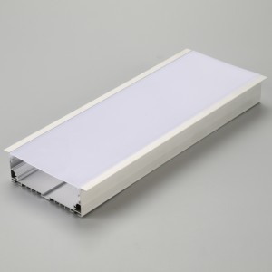 LED-csíkház alumínium profilkeret, PC-borítóval