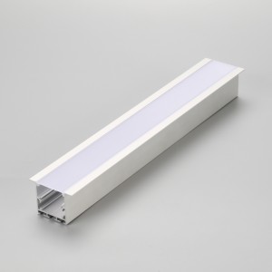 Süllyesztett alumínium extrudálás 5050 2835 LED csík fényprofil