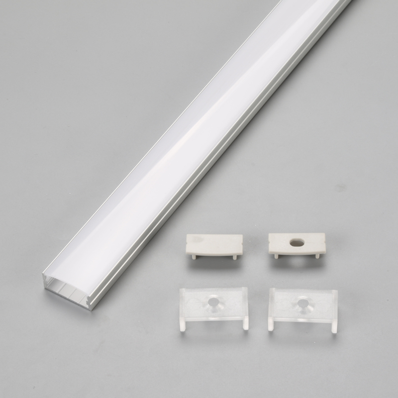 Alumínium extrudáló LED szalag fény diffúzor profilja