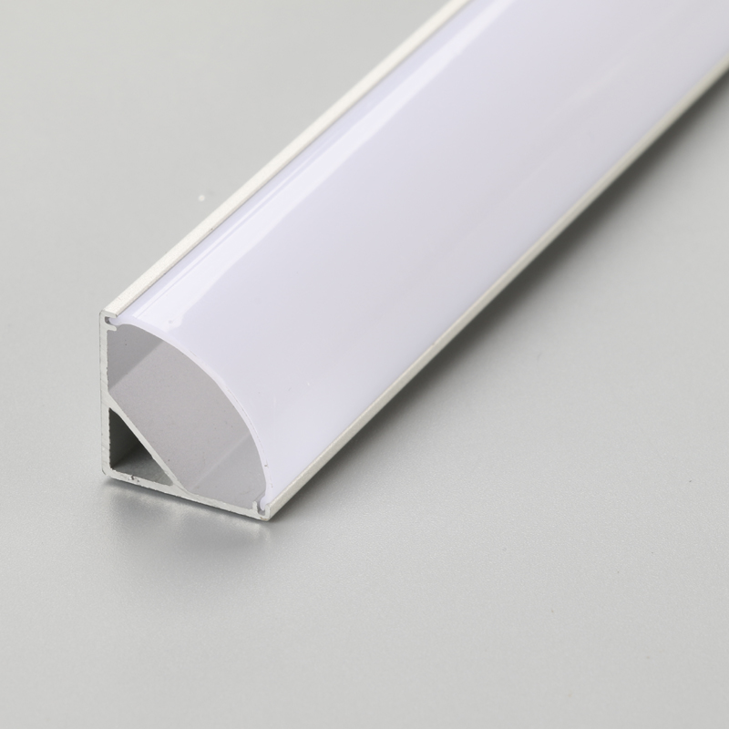 Sarok alumínium extrudálás LED-szalag fényprofilhoz